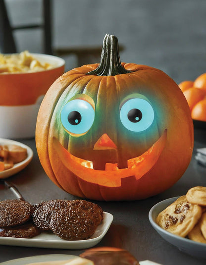 Halloween Witching Hour Light-Up Pumpkin Eyeballs