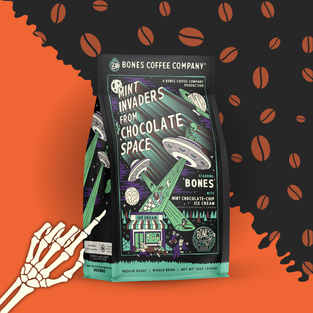 Mint Invaders Flavored Coffee | 12oz Ground