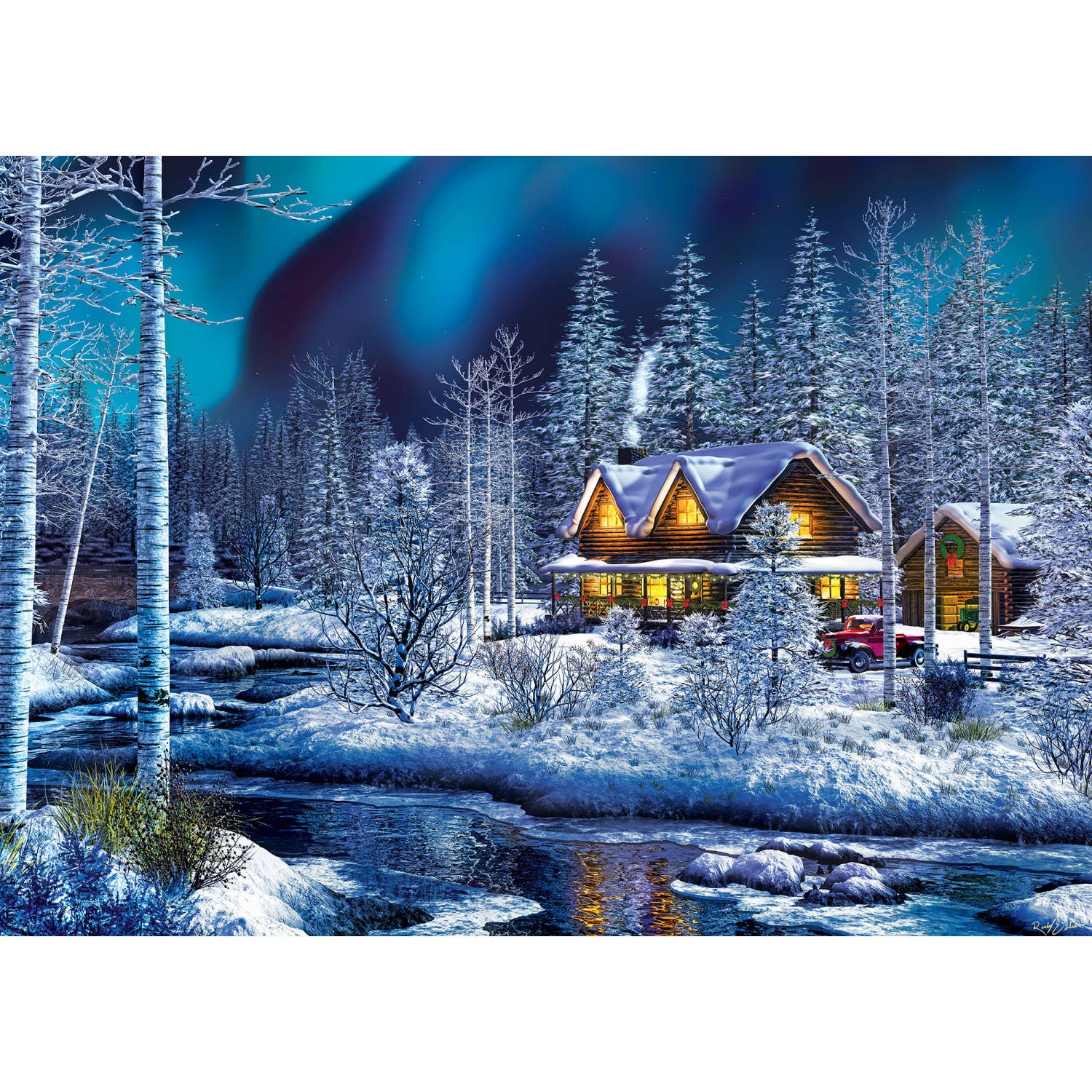 Sparkle & Shine - Northern Lights 500 Piece Glitter Puzzle