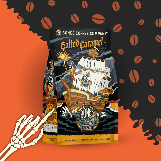 Salted Caramel Flavored Coffee | 12oz Ground