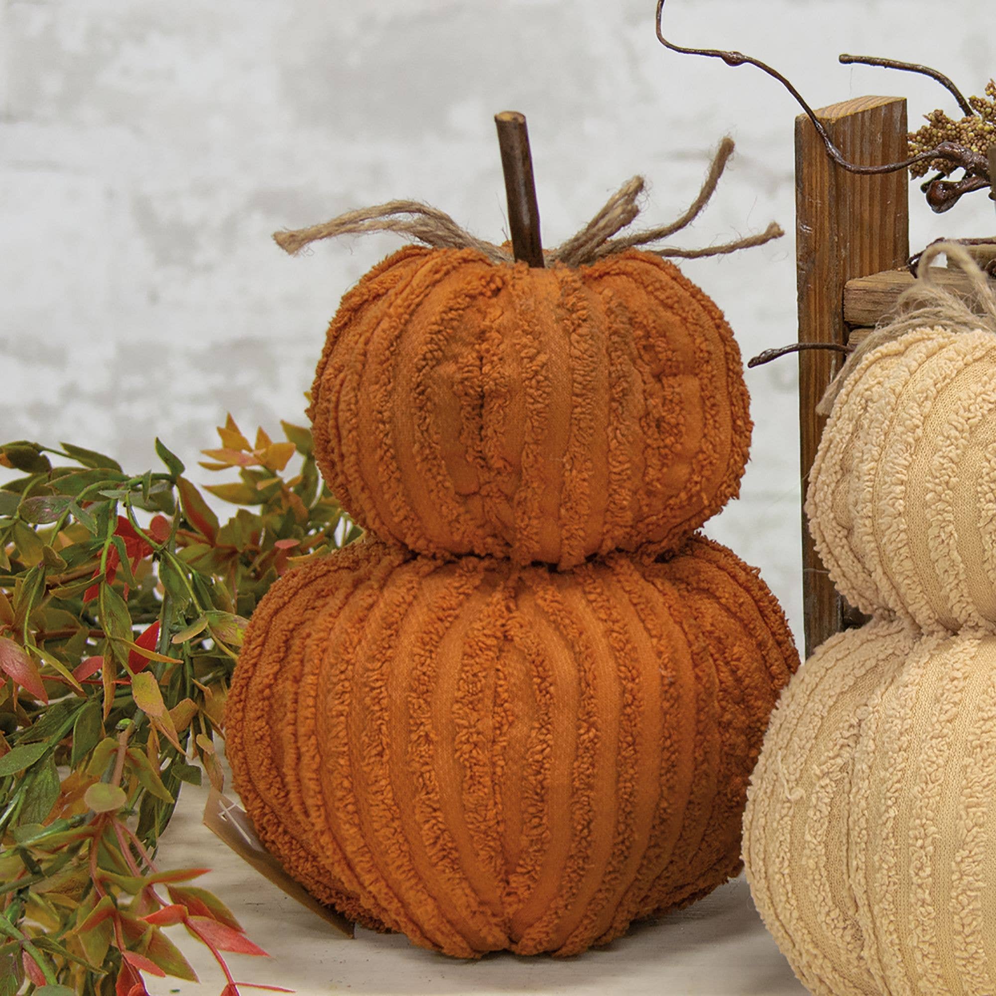 Mini Orange Pumpkin Stack