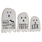 Trick or Treat Chunky Ghost Sitters Set of 3