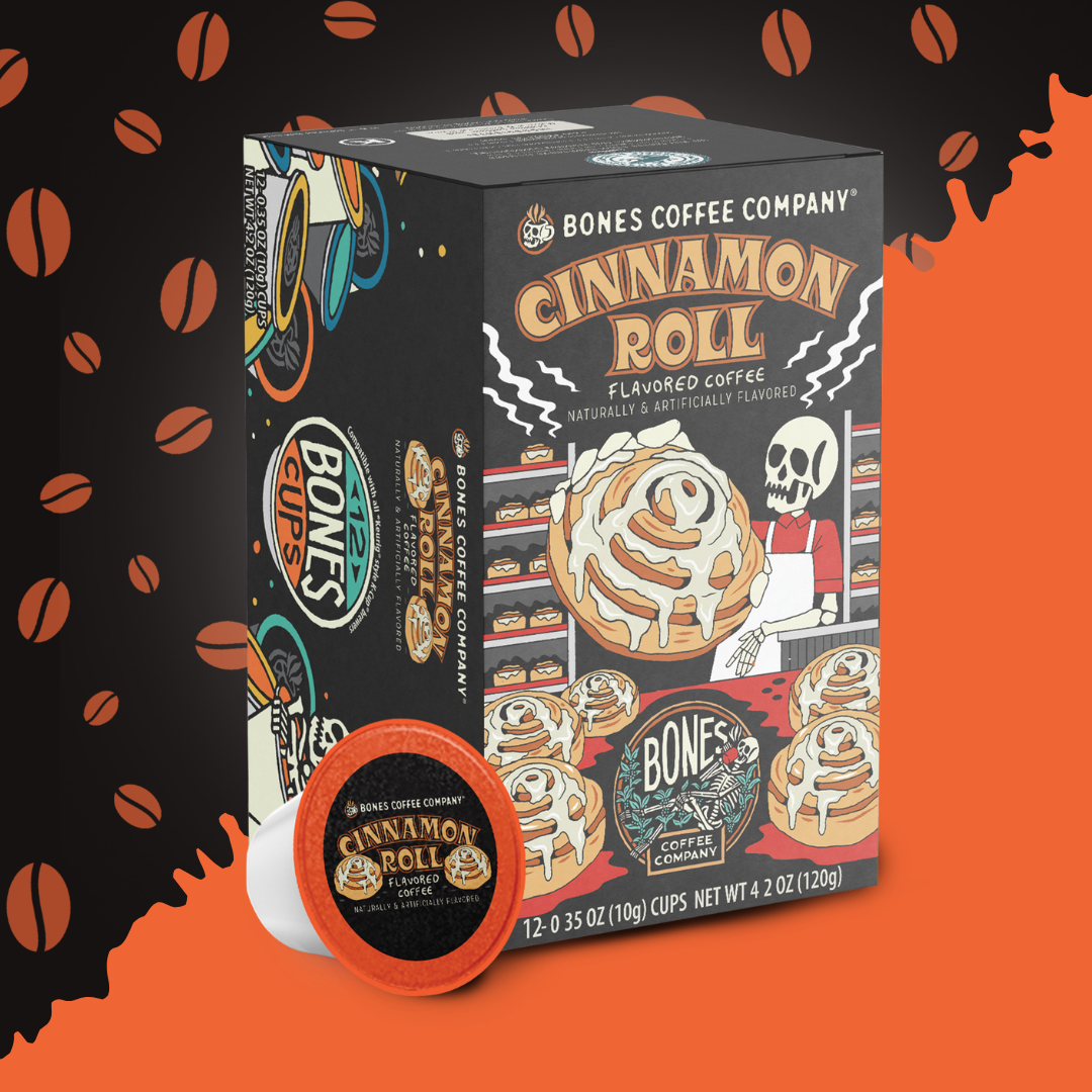 Cinnamon Roll Coffee Pods | 12 Count Flavored Coffee Pods