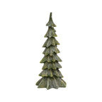 Resin Glittered Christmas Tree - 8"H