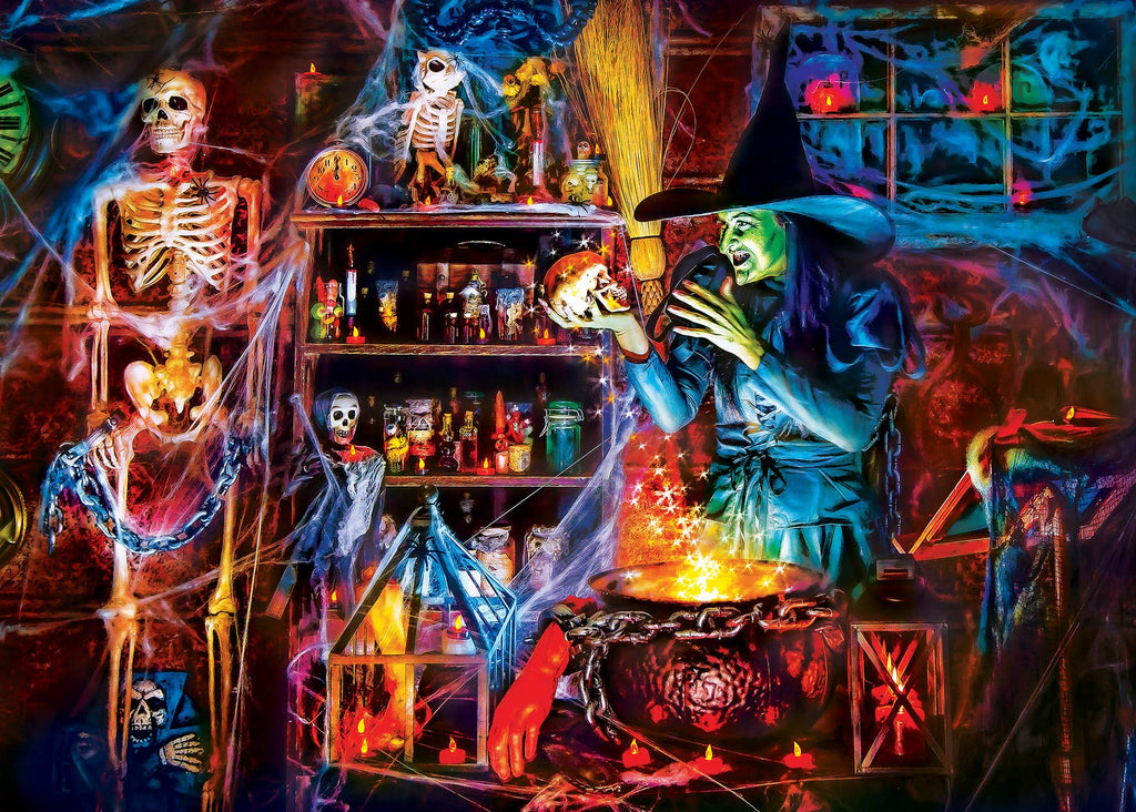 Glow in the Dark - On a Scary Night in October 500 pc Puzzle