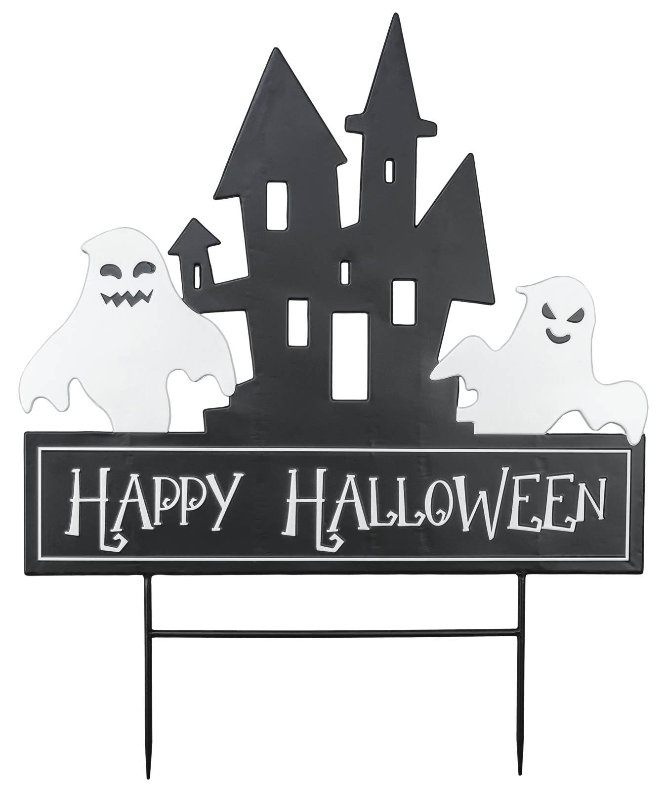 Ghostly Haunted House Yard Stake