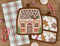 Gingerbread House Potholder Gift Set
