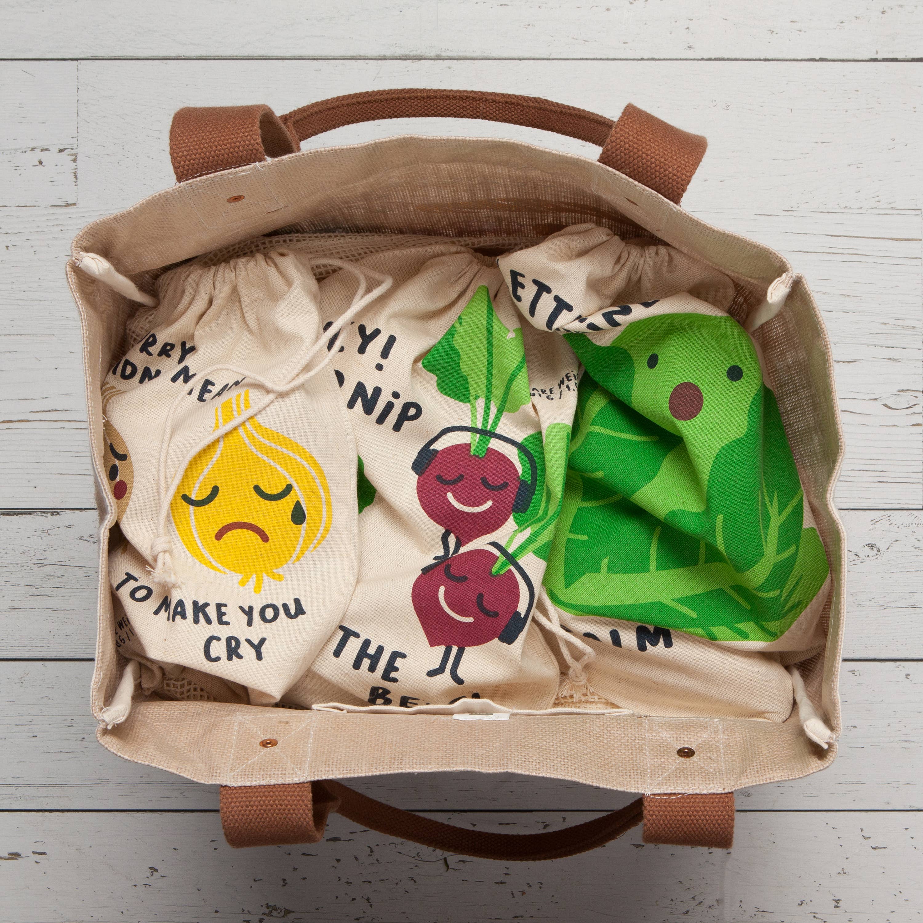 Funny Food Reusable Produce Bags