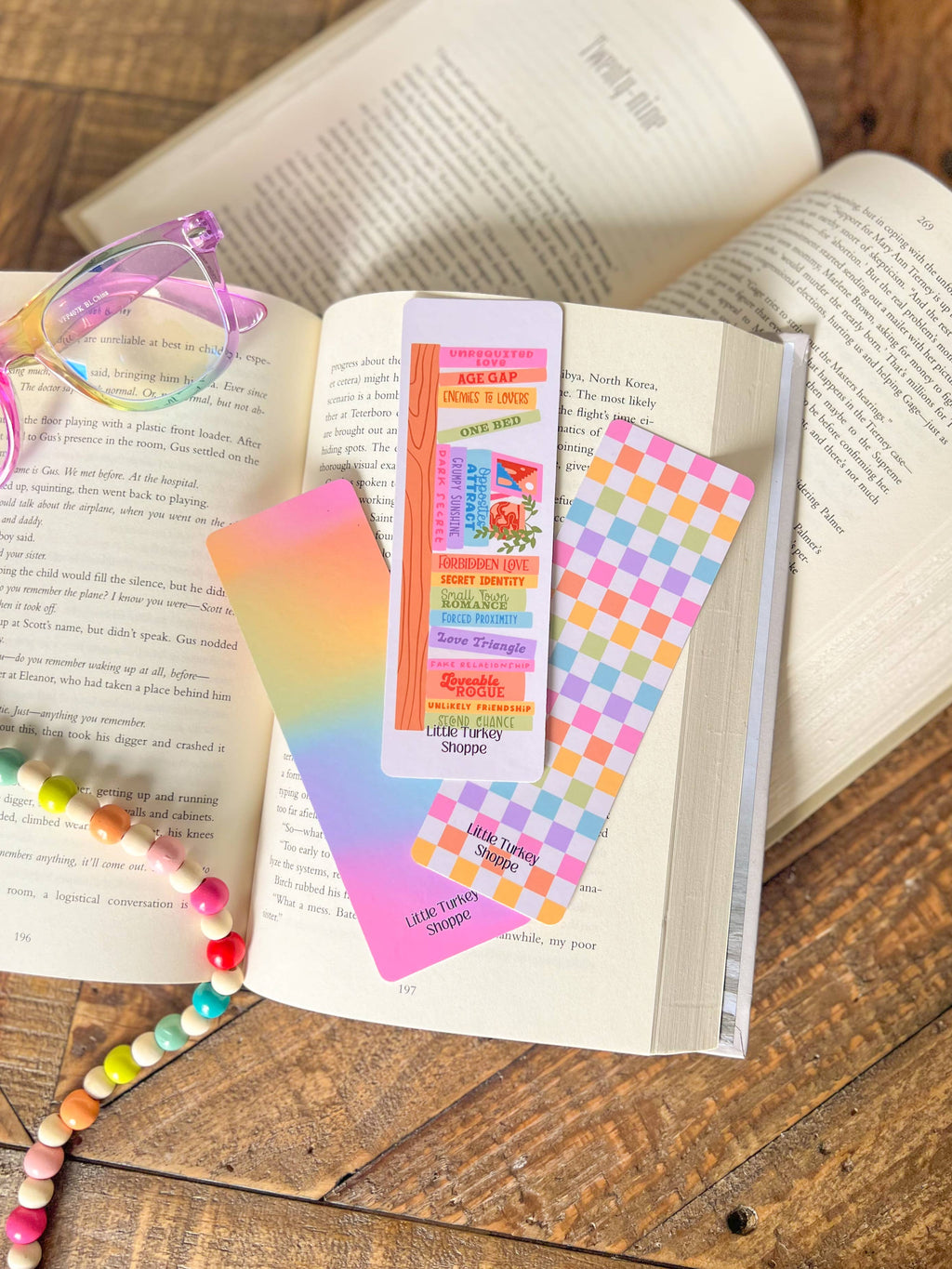 Book Trope Bookshelf Bookmark