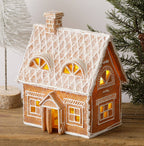 Lighted Gingerbread House With Open Door