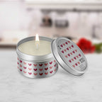 I Love You Hearts Candle