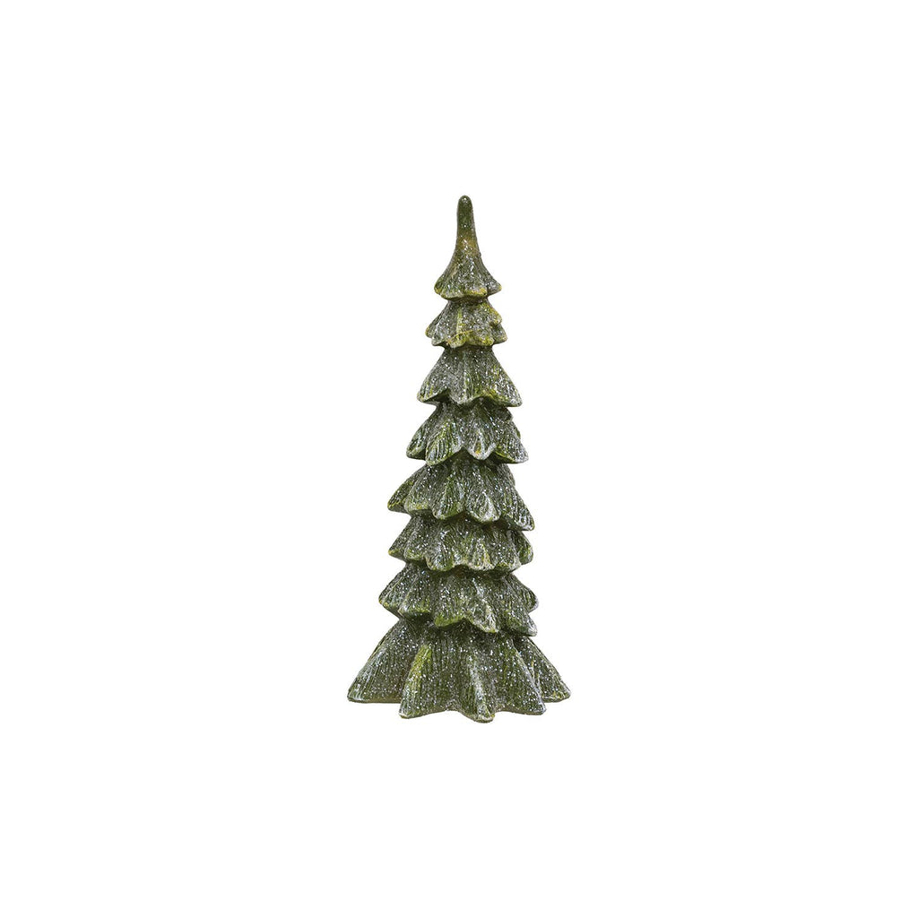 Resin Glittered Christmas Tree - 6"H