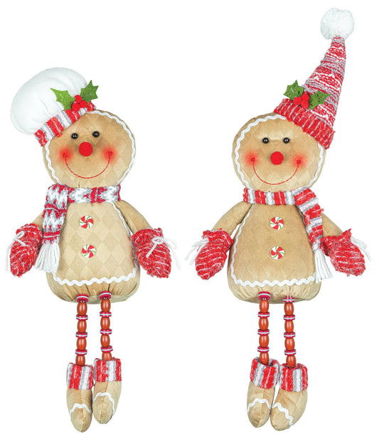 Peppermint Button Leg Gingerbread