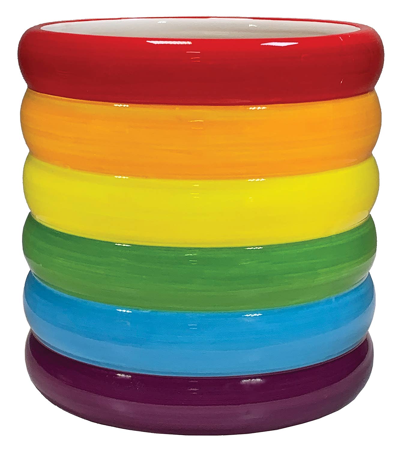 Stacked Rainbow Planter