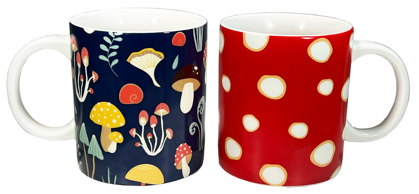 Mushroom Ceramic Coffee Mugs