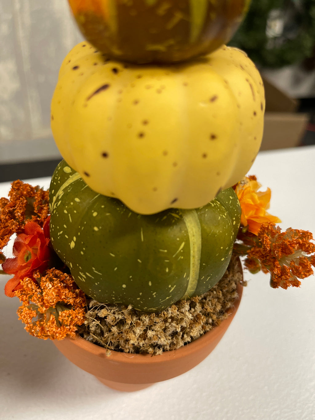 Little Pumpkin Stack Topiary