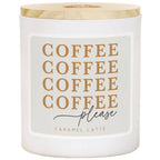Coffee Please - Caramel Latte Scented Soy Candle