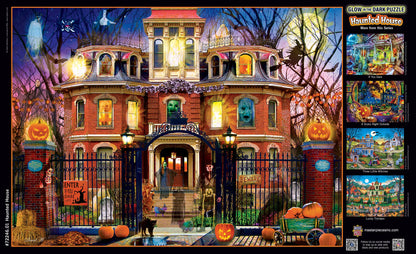 Glow in the Dark - Haunted House on the Hill 1000 pc Puzzle