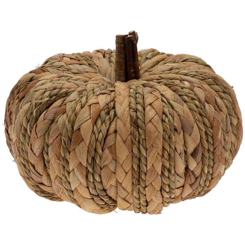Woven Wicker Pumpkin Fall Autumn