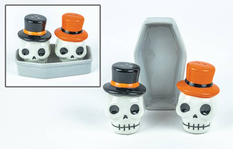 Skull Salt & Pepper Shaker Set