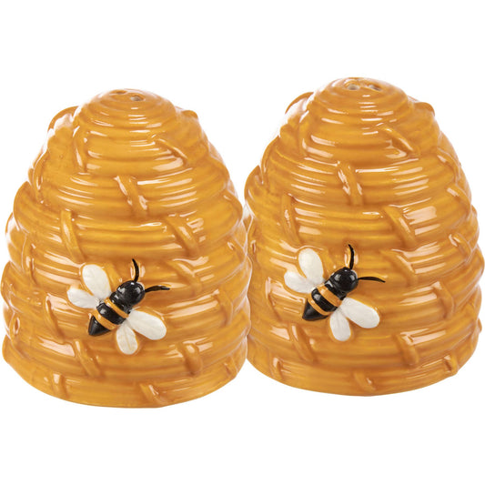 Bee Skep Salt and Pepper Shakers