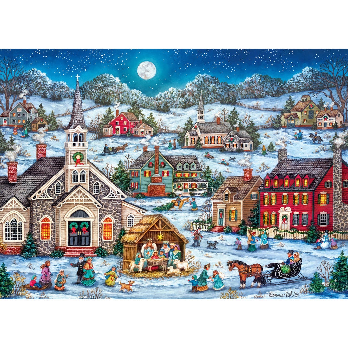 Season's Greetings - Peace on Earth 1000 Piece Puzzle