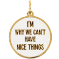 Nice Things Collar Charm