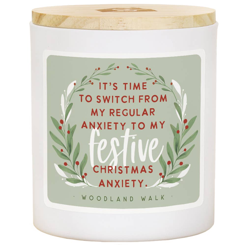 Festive Christmas Anxiety Soy Candle