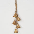 Vintage Gold Mini Liberty Bell String x5
