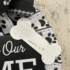 Dog Ribbon Wrapped Wreath