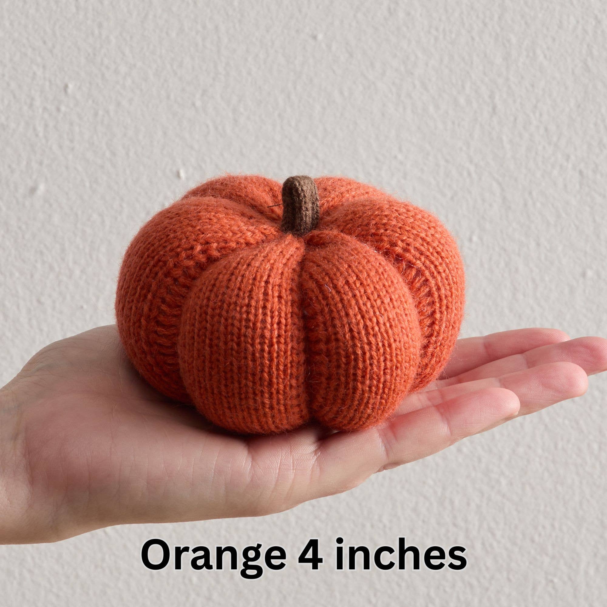 Cozy Knit Pumpkins