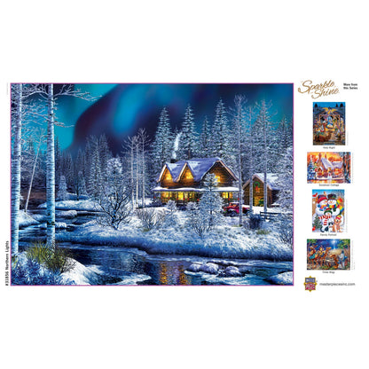 Sparkle & Shine - Northern Lights 500 Piece Glitter Puzzle