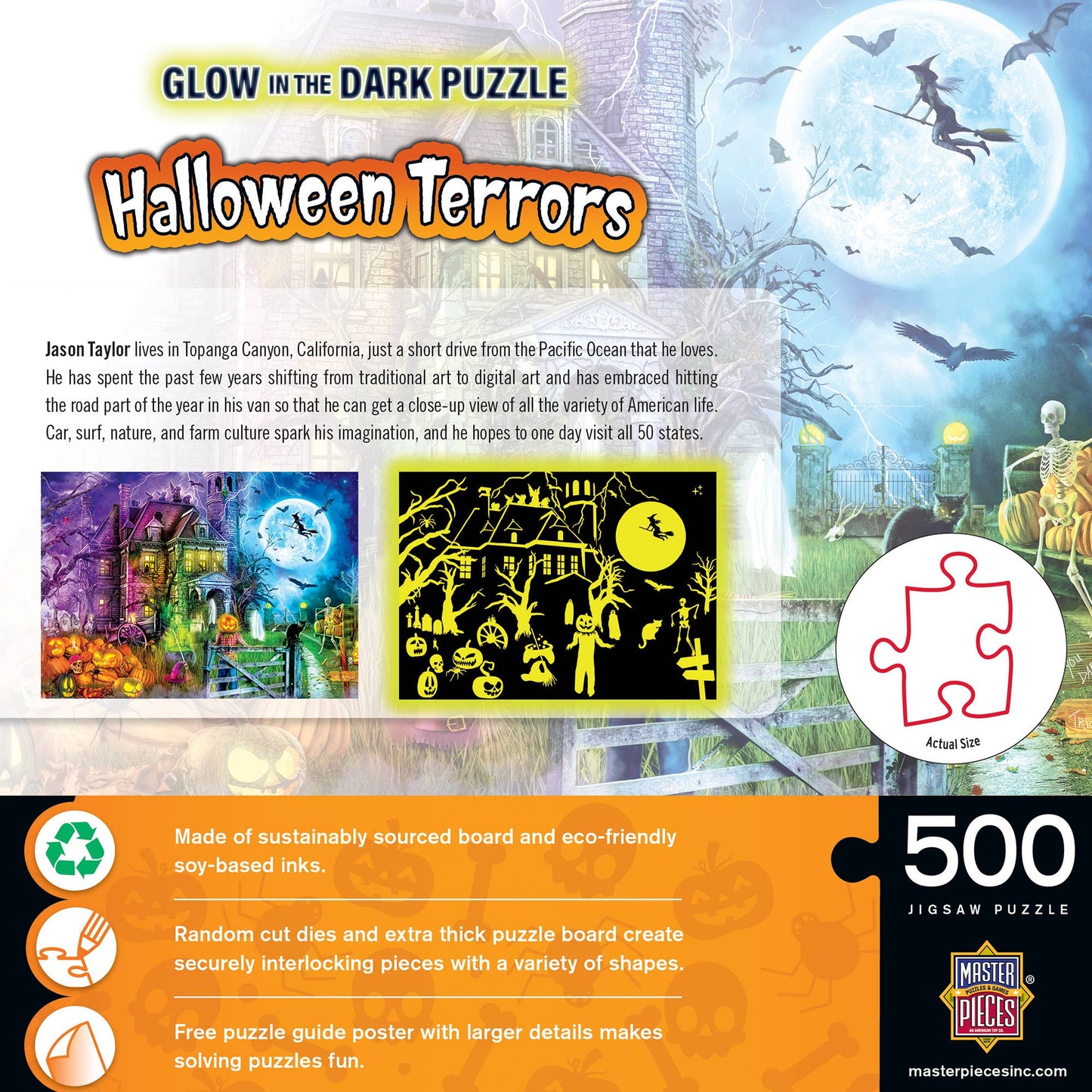 Glow in the Dark - Halloween Terrors 500 Piece Puzzle