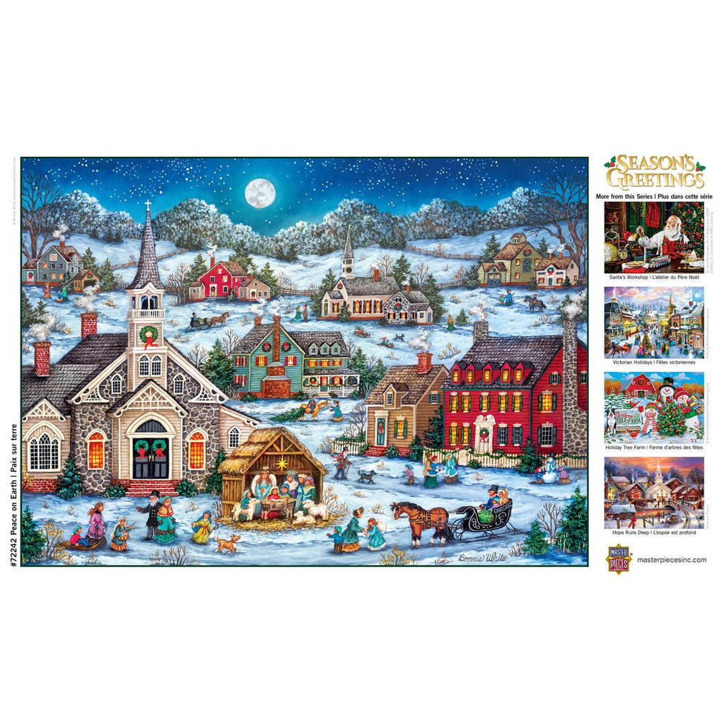 Season's Greetings - Peace on Earth 1000 Piece Puzzle