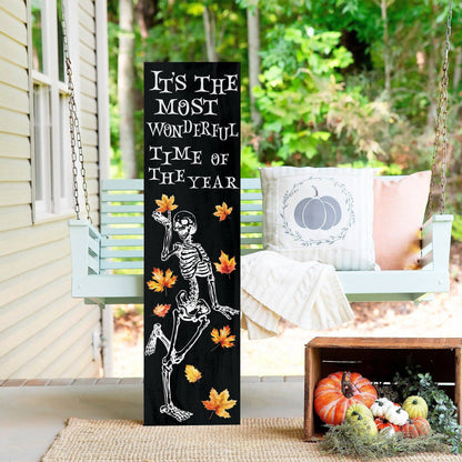 36in Dancing Skeleton Porch Sign