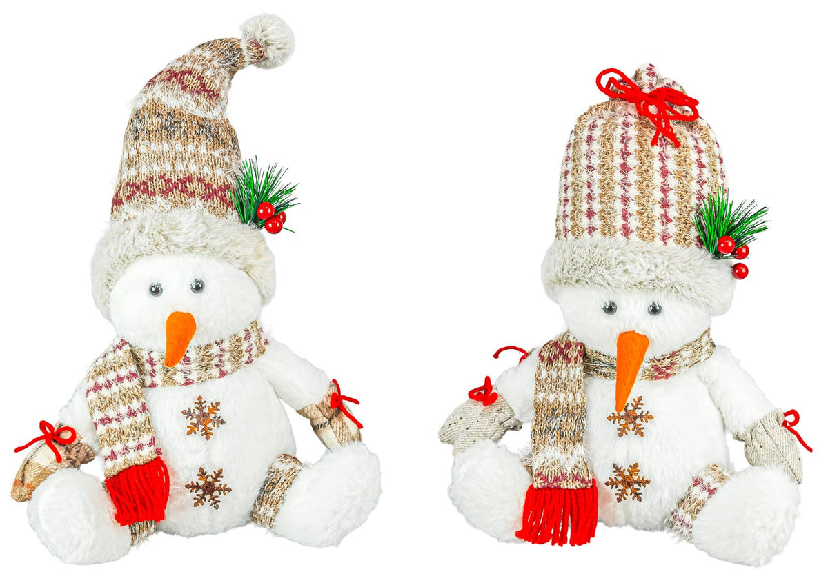 Winter Village Christmas Snowman Sitter