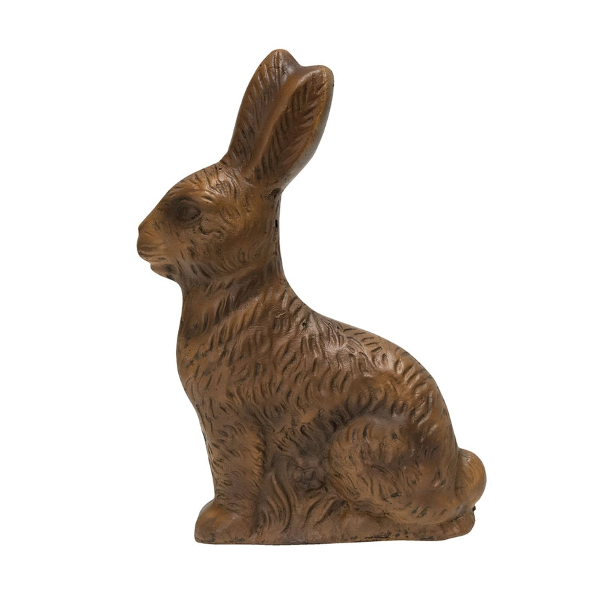 Resin Chocolate Bunny Figurines