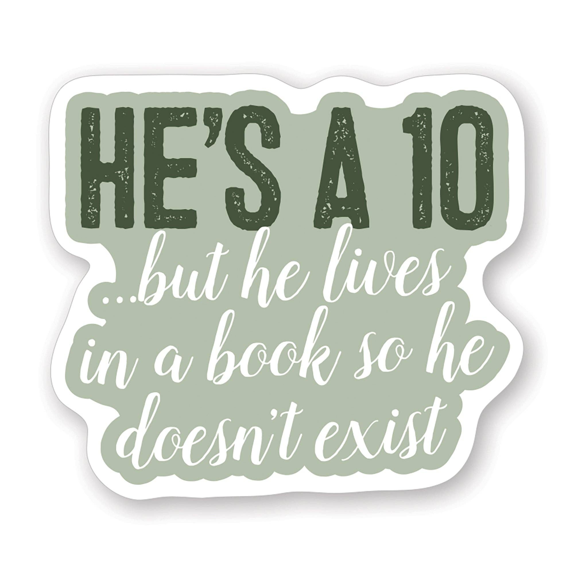 He's A 10 Book - Stickers