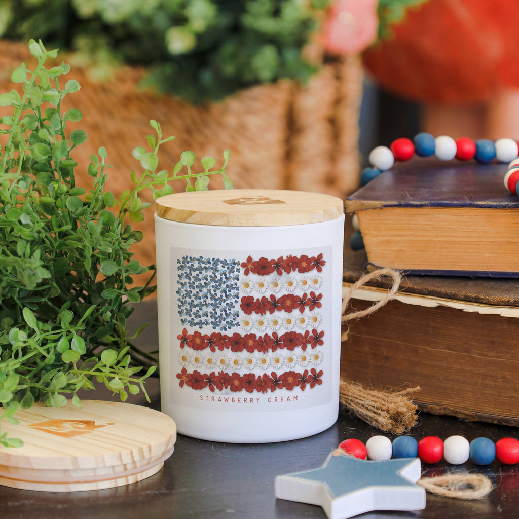 Flower Flag - Strawberry Cream Scent