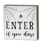 Enter If You Dare Blocks Set of 3