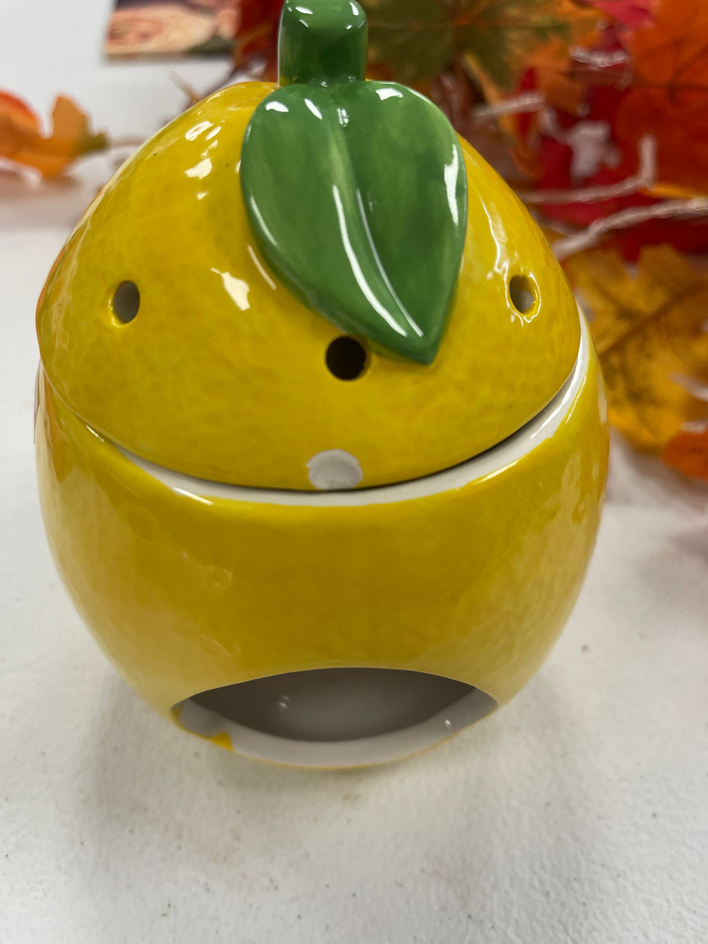 Lemon Tealight Wax Tart Burner *50% OFF*