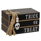 Trick or Treat Mini Wooden Book Stack