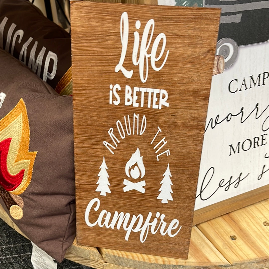 Wooden Camping Signs