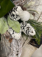 Large Faux Birch Snowman