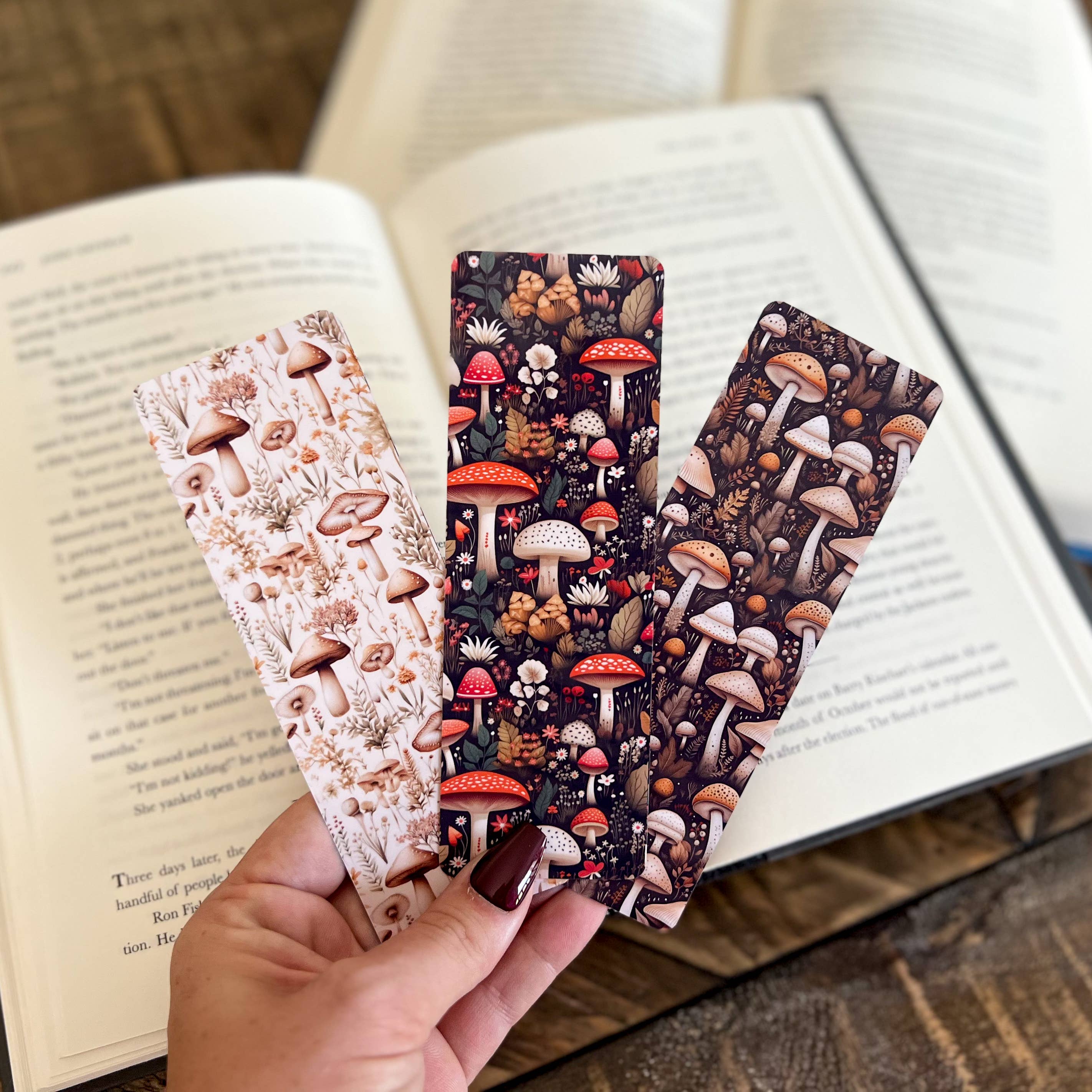Mushroom Bookmarks - Cottagecore