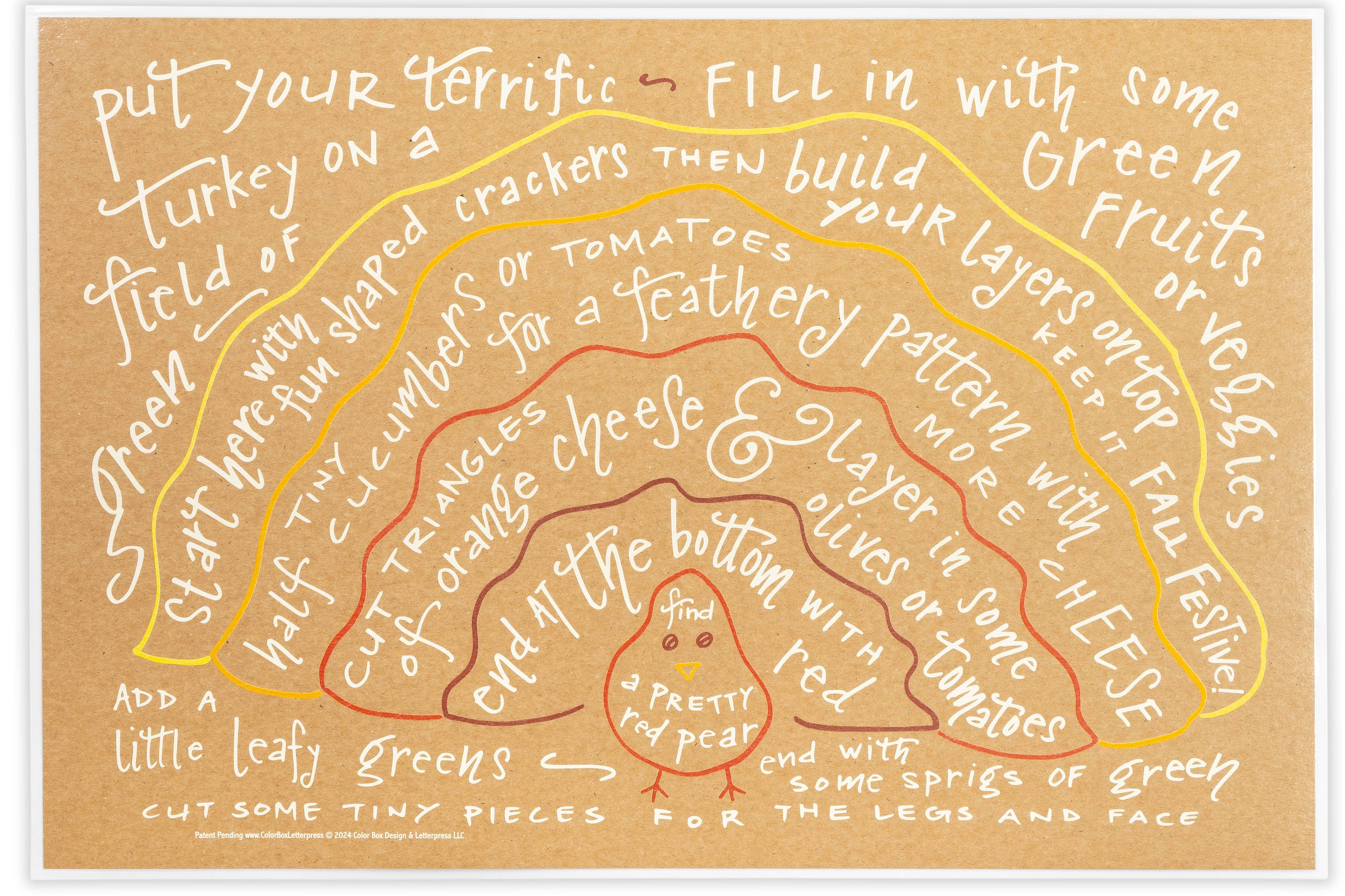 Charcuterie Cheat Sheet - Turkey