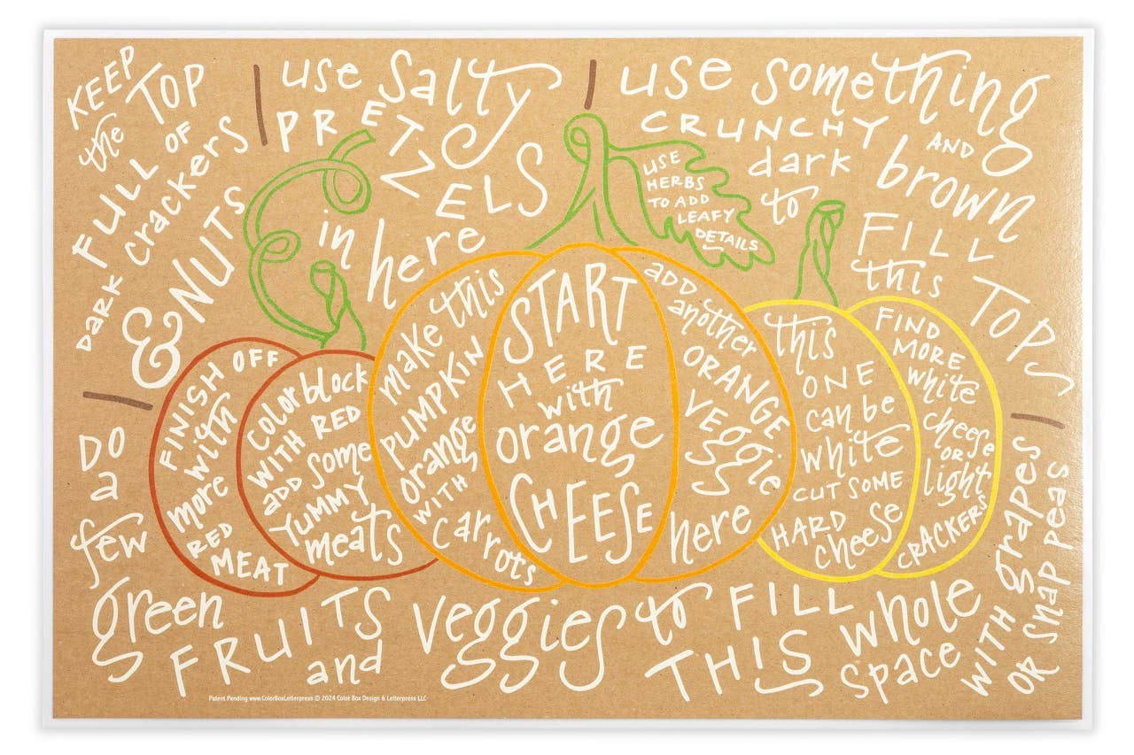 Charcuterie Cheat Sheet - Pumpkin