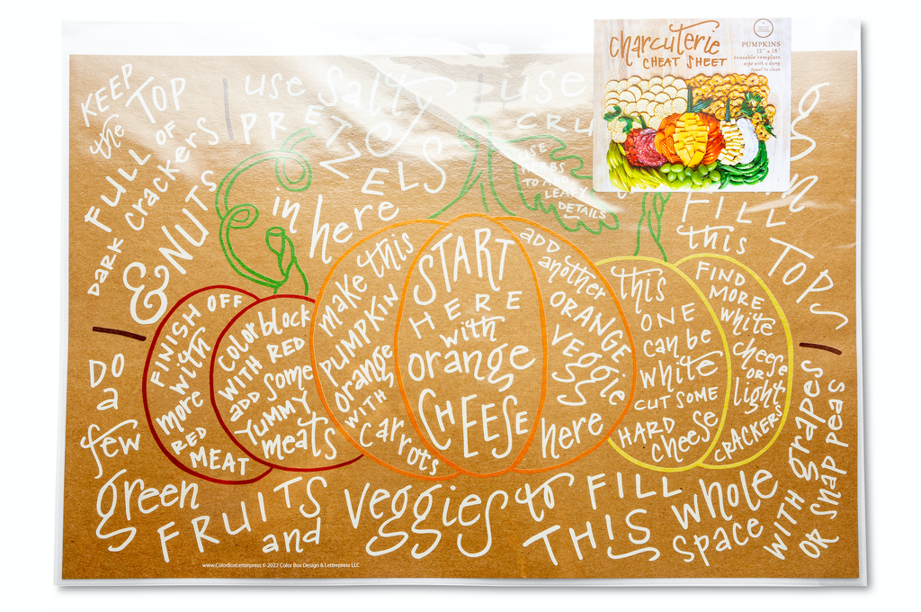 Charcuterie Cheat Sheet - Pumpkin