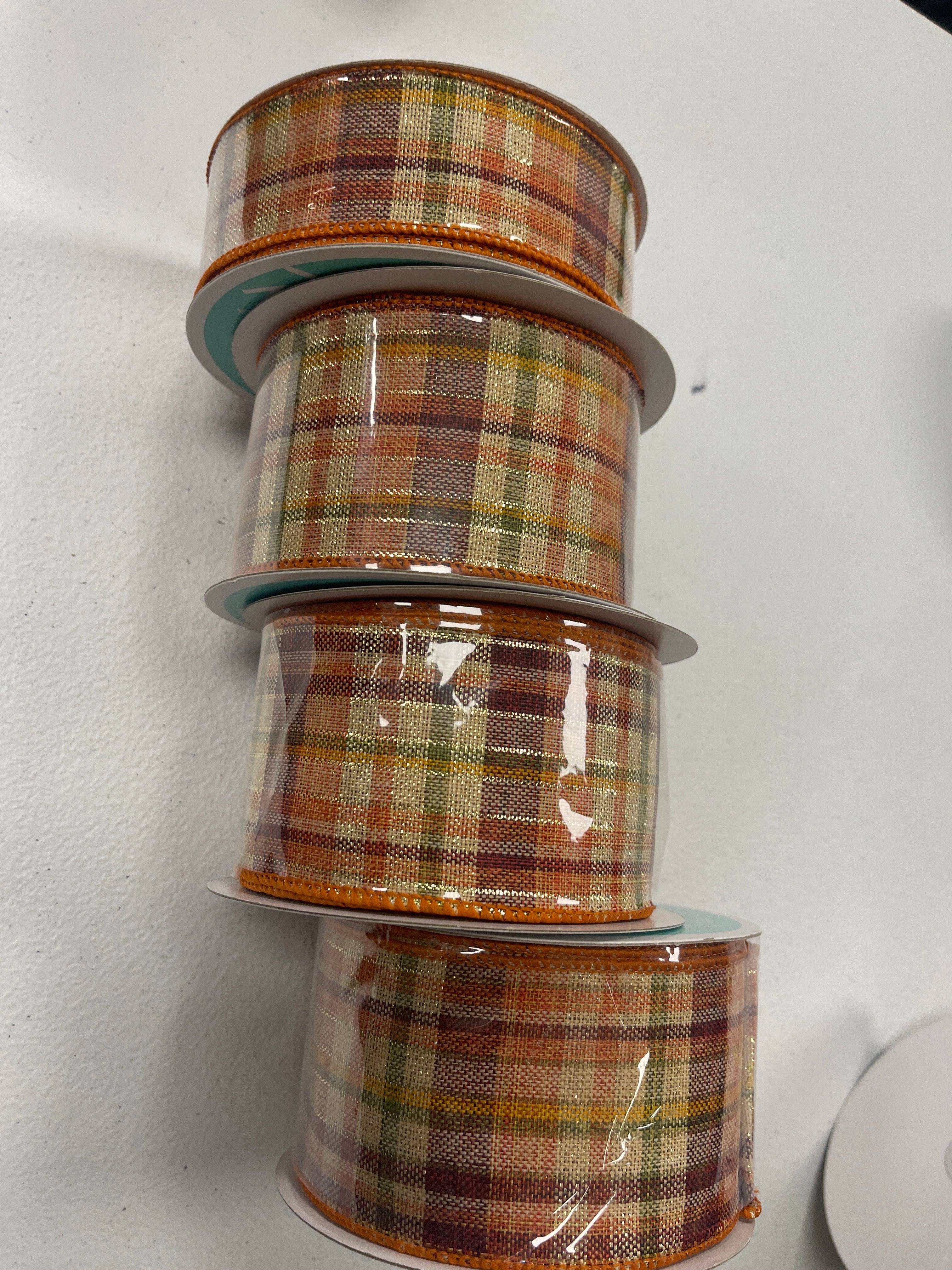 Glitter Fall Striped Ribbon Bundle