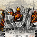 Racetrack Mesh Wreath